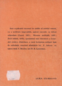 Felix Aderca - Zeul Iubirii - Img 2