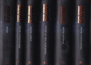 Frank Herbert - Dune, 6 volume: Dune, Mantuitorul Dunei, Copiii Dunei, Imparatul-Zeu al Dunei, Ereticii Dunei, Canonicatul Dunei (editia cartonata, Nemira 2012)