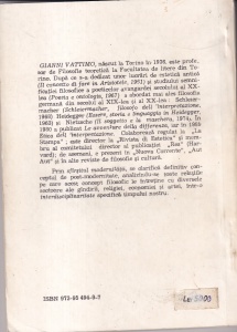 Gianni Vattimo - Sfarsitul modernitatii - Img 2