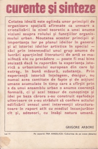 Grigore Arbore - Cetatea ideala - Img 2