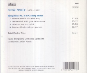 Gustaf Mahler - Symphony No. 5. In C sharp minor - Img 2