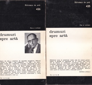 Heinrich Lutzeler - Drumuri spre arta, 2 volume - Img 2