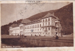 Hotelul Racovita. Slanic Moldova (circulata 1949)