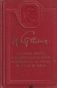 I. Stalin - Raportul politic prezentat la cel de-al XVI-lea Congres al Partidului Comunist al Uniunii Sovietice