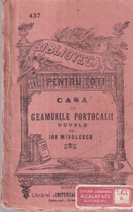 Ion Minulescu - Casa cu geamurile portocalii. Nuvele (editie veche)