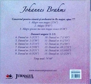 Mari compozitori, volumul 6: Johannes Brahms (cu CD) - Img 2