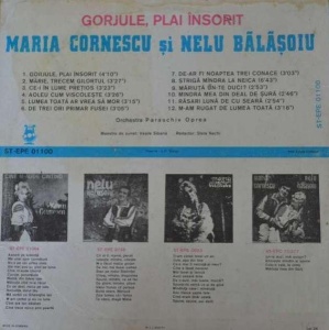 Maria Cornescu, Nelu Balasoiu – Gorjule, plai insorit - Img 2