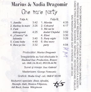 Marius Dragomir, Nadia Dragomir – One More Party - Img 2
