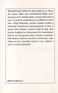 Max Scheler - Omul resentimentului (1998) - Img 2
