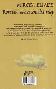 Mircea Eliade - Romanul adolescentului miop - Img 2