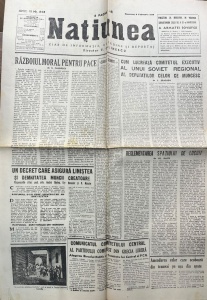 Natiunea. Ziar de informatie, atitudine si reportaj. Director G. Calinescu, nr. 858, 6 februarie 1948