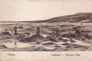 Orsova. Vaskapu - Eisernes Thor (scrisa)