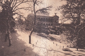 Palatul Artelor Iarna (Luna Bucurestilor, necirculata)