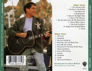 Paul Simon – Paul Simon's Concert In The Park. August 15th, 1991 - Img 2
