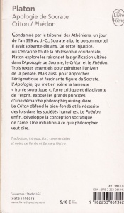 Platon - Apologie de Socrate, Criton, Phedon - Img 2
