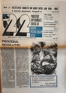Revista 22, nr. 43, 1-8 noiembrie 1991