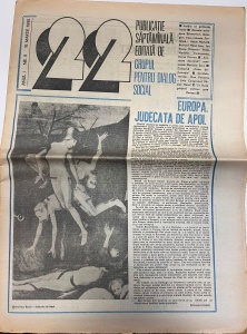 Revista 22, nr. 9, 16 martie 1990