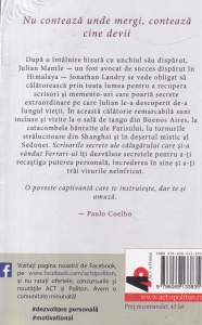 Robin Sharma - Scrisorile secrete ale calugarului care si-a vandut Ferrari-ul - Img 2