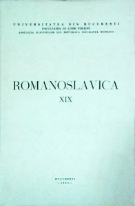Romanoslavica, volumul 19