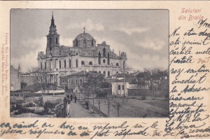 Salutari din Braila. Biserica greceasca (circulata 1904)