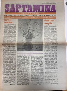 Saptamana, nr. 14, 7 aprilie 1989
