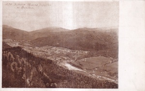 Sinaia. Vedere spre Poiana-Tapului si Busteni (necirculata)