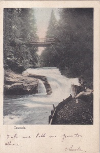 Slanic Moldova. Cascada (circulata 1903)