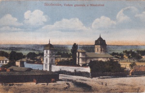 Slobozia, Vedere generala a Manastirei (necirculata)