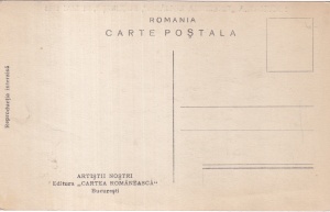 Societatea ,,Tinerimea romana", Bucuresti, 21 mai 1928. Th. Aman. Proclamarea unirii (necirculata) - Img 2
