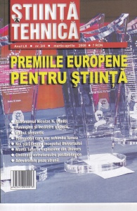 Stiinta si Tehnica, nr. 3/4, martie-aprilie 2008