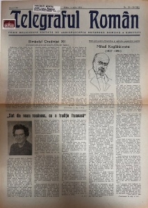 Telegraful roman, nr. 25-26, iulie 1981. Foaie religioasa editata de Arhiepiscopia Ortodoxa Romana a Sibiului