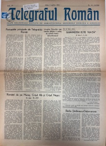 Telegraful roman, nr. 37-38, octombrie 1983. Foaie religioasa editata de Arhiepiscopia Ortodoxa Romana a Sibiului