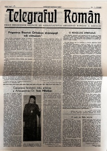 Telegraful roman, nr. 7-8/1990, 15 februarie 1990. Foaie religioasa editata de Arhiepiscopia Ortodoxa Romana a Sibiului