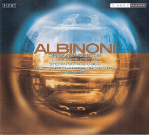 Tomaso Albinoni - Oboe Concertos Complete, Op. 7 and 9 (3 CD)