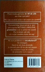 Wolfram Klatt, Jean-Paul Vernon - Lernen Sie Deutsch: metoda Larousse de invatare a limbii germane - Img 2