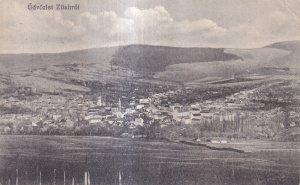 Zalau / Udvozlet Zilahrrol (circulata 1921)