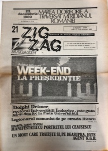 Zig Zag Magazin, nr. 21, 1-6 august 1990
