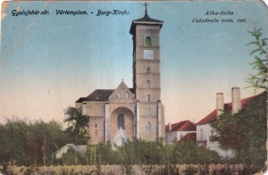 Alba Iulia. Catedrala Rom. Cat. (1917, necirculata)