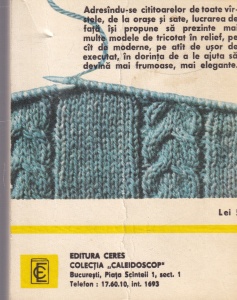Anca Soimulescu-Ciusca - Tricotaje in relief - Img 2