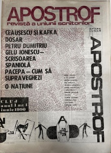 Apostrof, nr. 1, 1990 (numarul de debut al revistei)