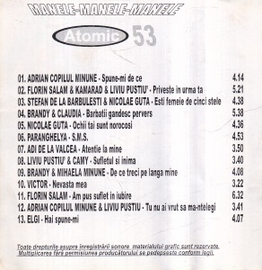Atomic manele volumul 53 - Img 2