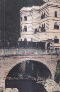 Baile Herculane / Herkulesfurdo. Ferencz Jozsef-udvar (scrisa)