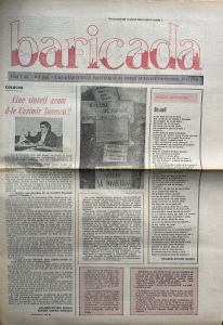 Baricada, nr. 5, 11 februarie 1990
