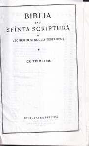 Biblia sau Sfanta Scriptura a Vechiului si Noului Testament cu trimiteri (1990) - Img 2