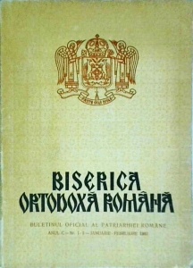 Biserica Ortodoxa Romana. Buletin oficial al patriarhiei romane. Anul CVII, nr 1-2 Ianuarie-Februarie 1989