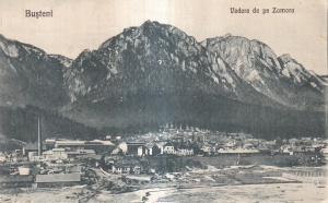 Busteni. Vedere de pe Zamora (circulata 1926)