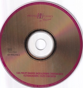 C.P.E. Bach. Joh. Chr. Bach. A. Vivaldi. K. Stamitz - The Magic Of The Virtuoso Flute, Vol. 41 (2 CD) - Img 3