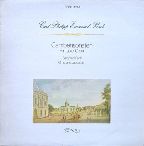 Carl Philipp Emanuel Bach, Siegfried Pank, Christiane Jaccottet – Gambensonaten. Fantasie C-dur