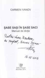 Carmen Ivanov - Sase sasi in sase saci. Manual de dictie