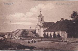 Cehu Silvaniei / Szilagycseh. Rom. kath. templom (circulata 1918)